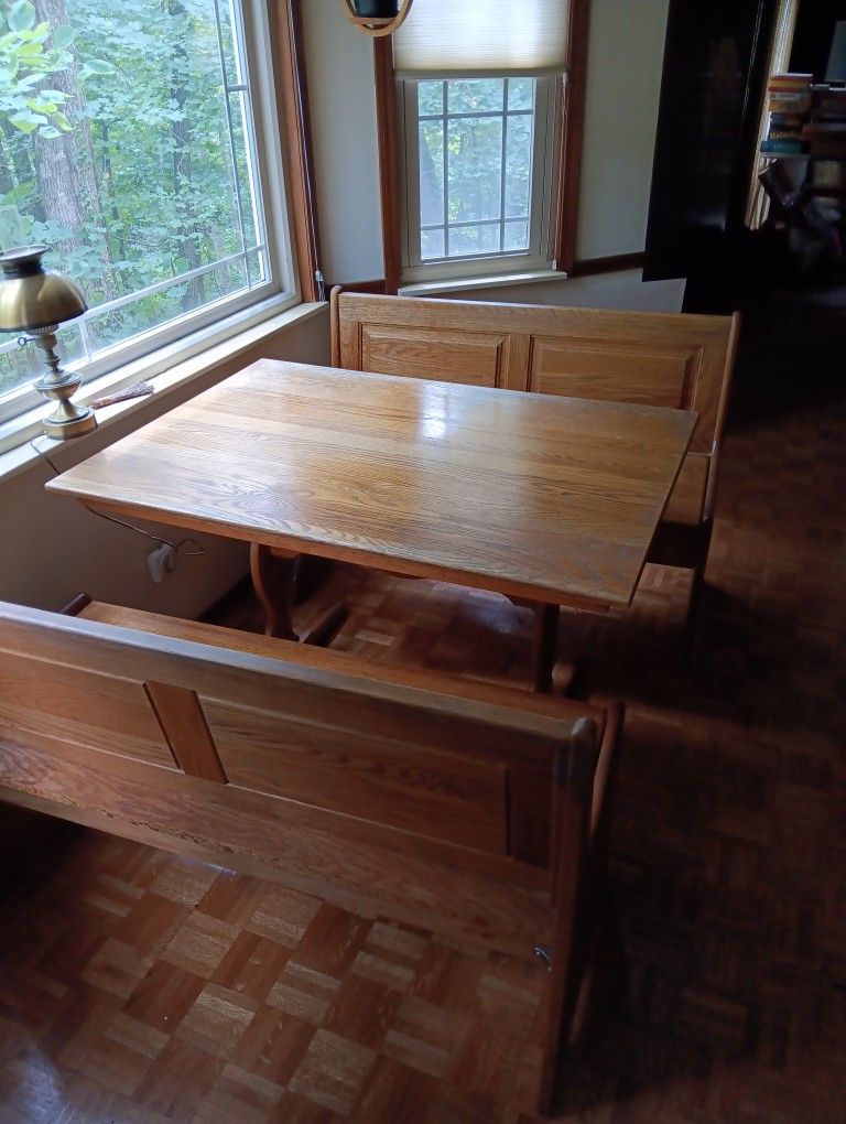 Kitchen Table With Bench Seats