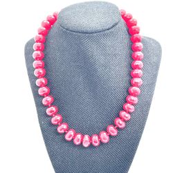 Watermelon Tourrmaline Necklace