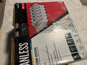 Utilitech 4-in 55-Watt Equivalent White Round Dimmable Recessed Downlight Canless MQTL1120A-L9K9027 4 Inches. Brand new in box yours for $40