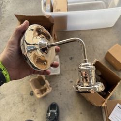 (2) Schoolhouse Electric Satellite 2.25 Sconce – Polished Nickel (Brand New) - NEED GONE ASAP