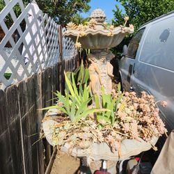 FREE.     Large Fountain Or Planter 