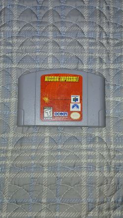 Mission: Impossible Nintendo 64 Cartridge