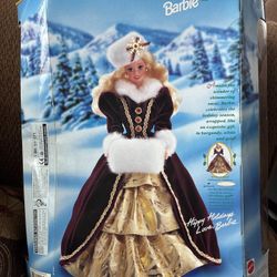 Mattel Happy Holidays Barbie Christmas 1996