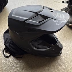 Fox helmet and O’Neal boots