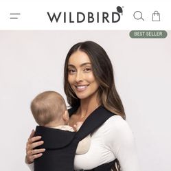 Like New Black WildBird Baby Carrier 