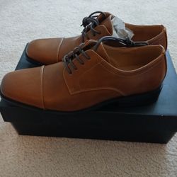 New Elegant Brown Dress Shoes Size 10M 