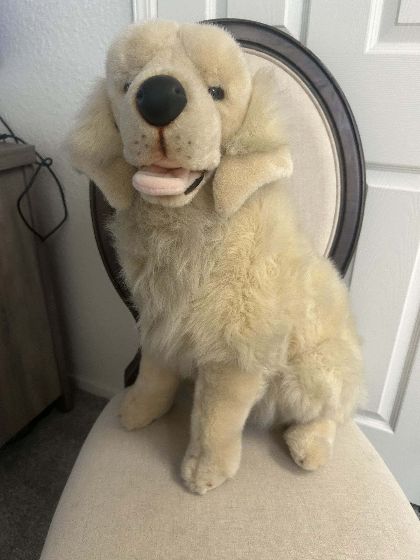 Huge Plush Stuffed  Golden Retriever