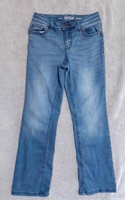 Cat &jack Boot Cut Super Stretch Straight-Leg Flare Girls Denim Jeans Pants Size 14 
