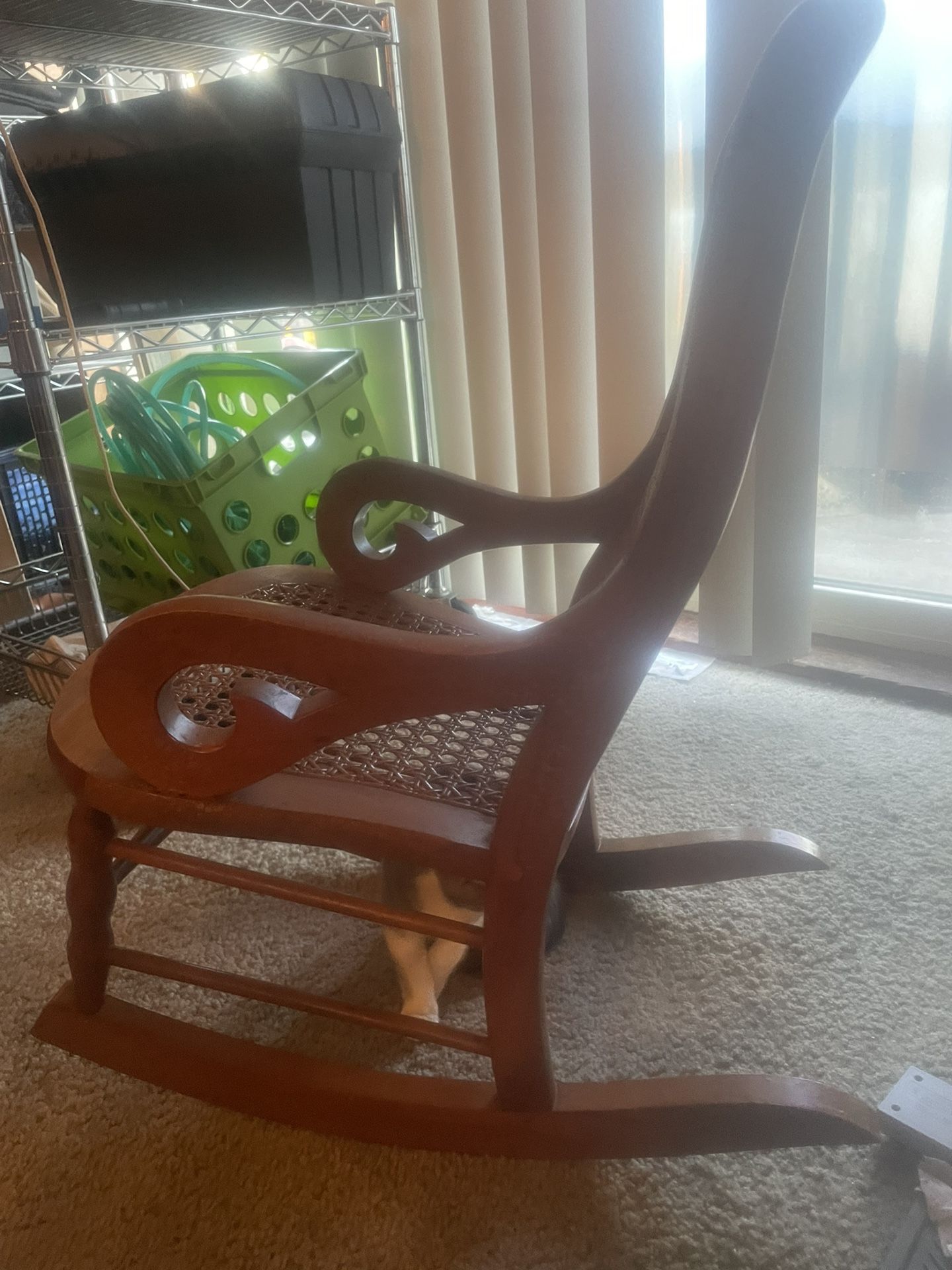 Wood Made Kid Size Rocking Chair
