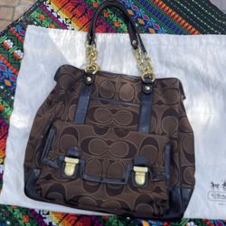 Coach bag and travel bag