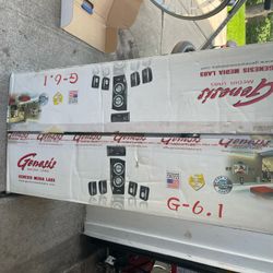Genesis G6.1 Media Labs Speaker Surround Sound, New! 
