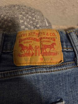 Men Levi's Jean Shorts dark blue