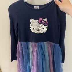 Hello Kitty Dress Girls 8/10