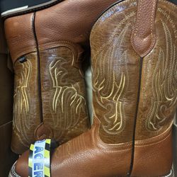 Establo Steel Toe Work Boots Size 8.5-11