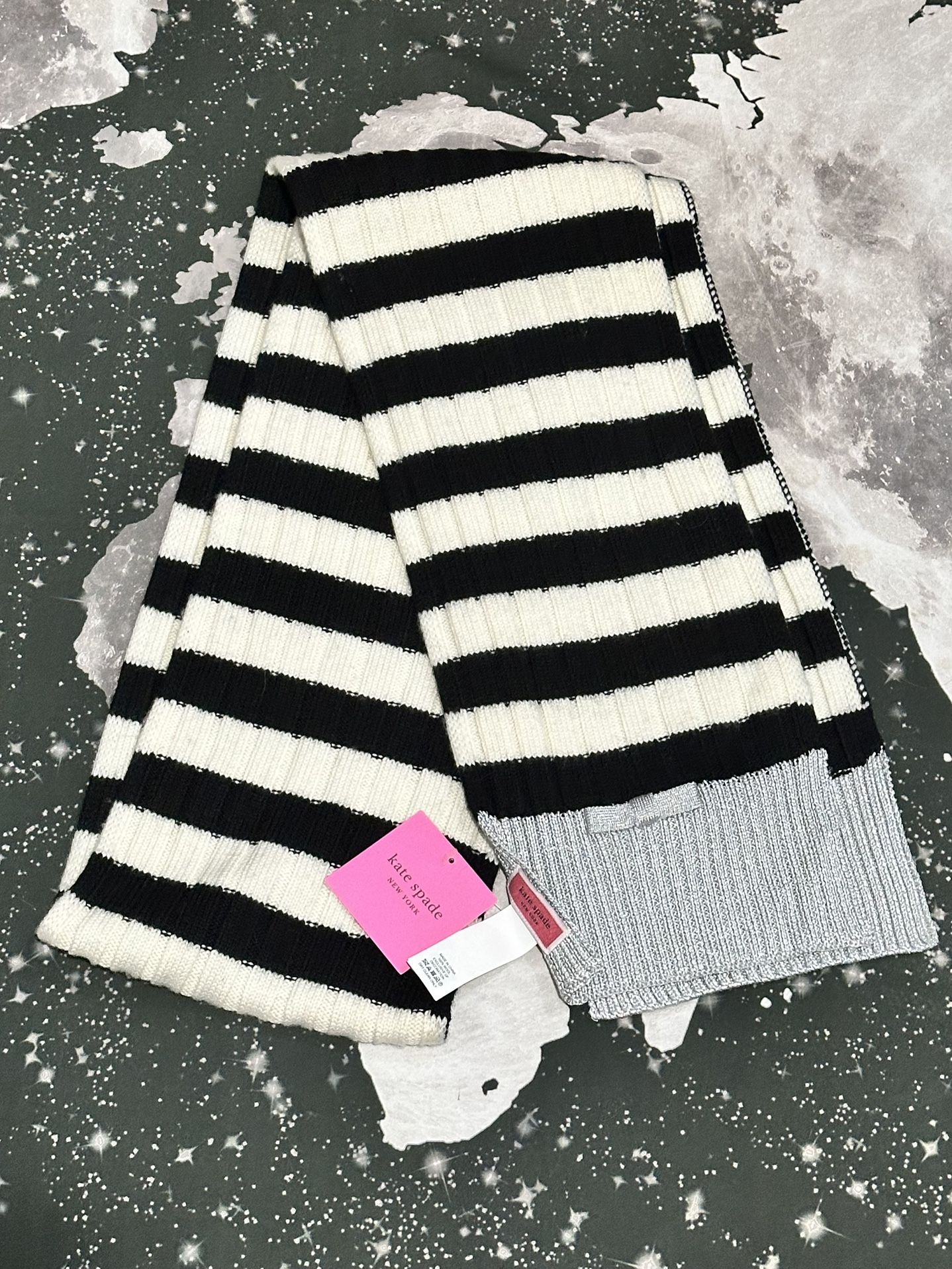 Kate Spade New York Striped Wool Scarf