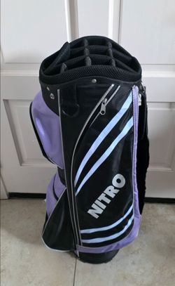 Nitro Golf bag Women's lightweight 11 way top Multi-way divider storage pockets