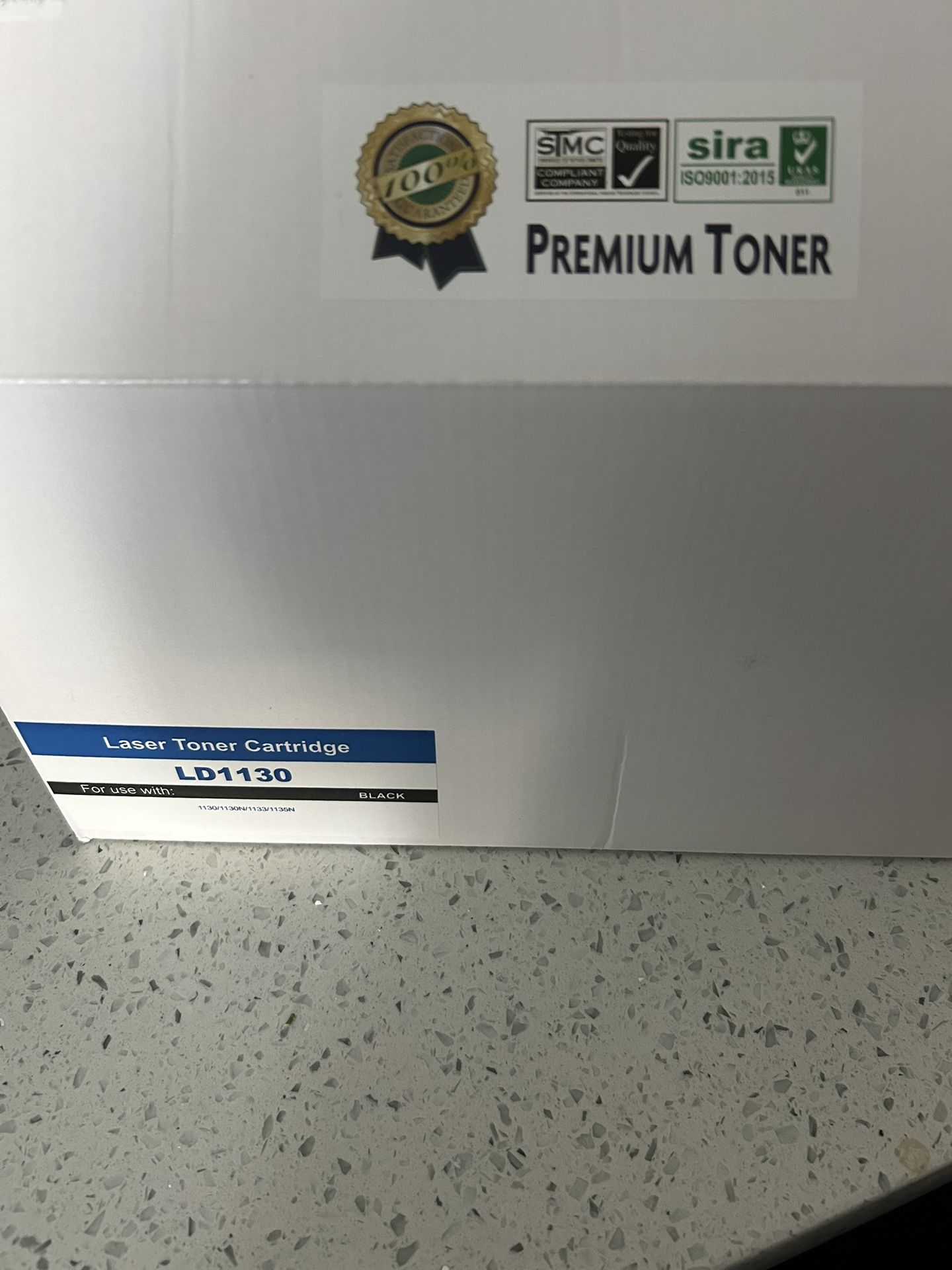 Brand  New  1 Pack Toner Cartridge 1130. Black. Compatible For Dell 1130/1130N/1133/1135N Printers. (2500 Pages), 