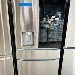 LG 29 cu. ft. Standard Depth MAX InstaView 4-Door French Door Refrigerator with Full-Convert Drawer and MyColor $1199 