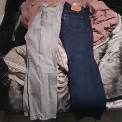 501s Grey And Blue 