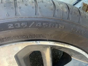 Full set of new tires with Rims 235/60/18