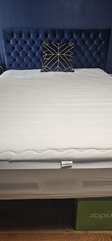 Queen Size Mattress, Frame and Headboard 