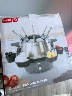 Fondue maker deluxe 1500 watt