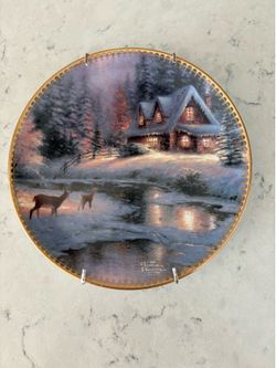 Thomas Kinkade decorative plate