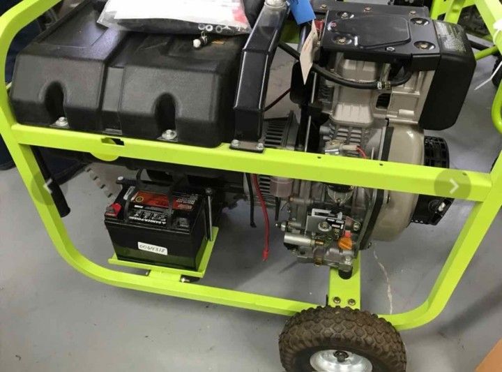 Pramac Portable Diesel Generators 240v/120v – 5500W with a Yanmar diesel Japanese engine. 259 Low Hours Manufacturer: Pramac Model: S5500 Engine