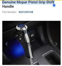 Genuine Mopar Grip Shift Handle