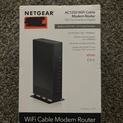 Netgear 1200 WiFi cable modem