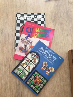 Stained glass pattern workbooks