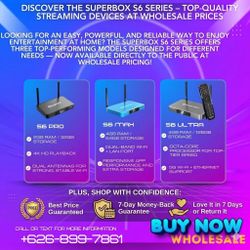 SUPERBOX A+ Superbox SUPERBOX Superbox S6 Pro Max Ultra SUPERBOX Superbox S7 Pro Max Ultra Vseebox Vsee Vsee Box V6 Max V6 Plus 💥💥 Brand New