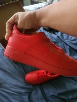 Nike Air Force 1 Low Triple Red Sneakers