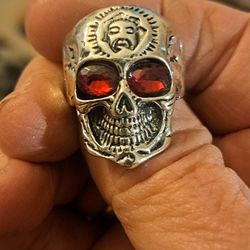 Stainless Steel Skull Ring