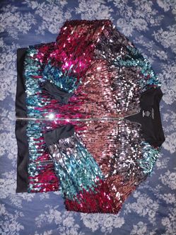 Ladies sequined jacket. Size 18/20.