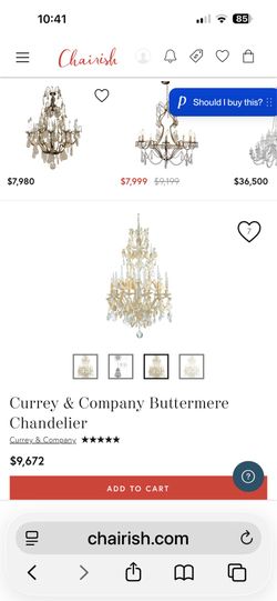Currey&Co Buttermere Chandelier