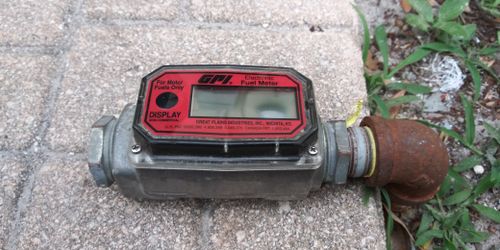 Fuel clock. Fuel or diesel