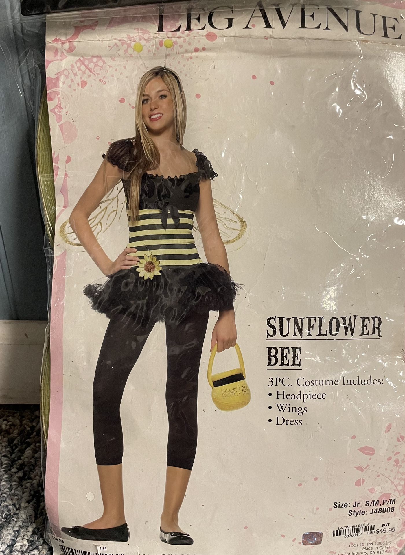 Sunflower Honeybee Halloween Costume