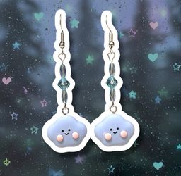 Kawaii Cloud Earrings