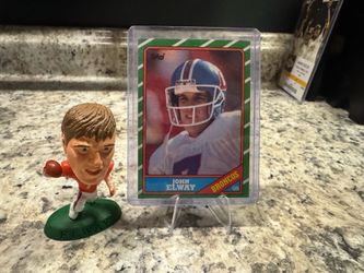 John Elway Card + Figure