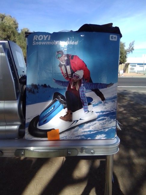 Snowmobile Sled, SnowBall Maker