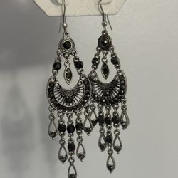 Altar’D State Dangling Earrings Silver