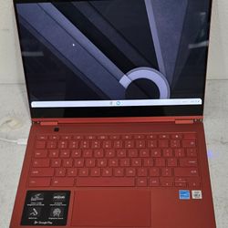 Galaxy Chromebook Fiesta Red