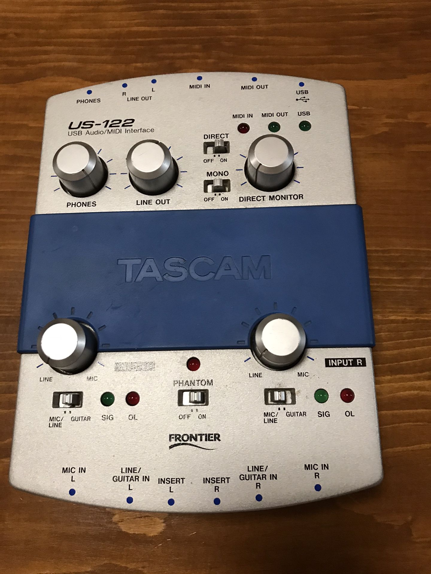 Tascam US-122 2 Channel USB Interface