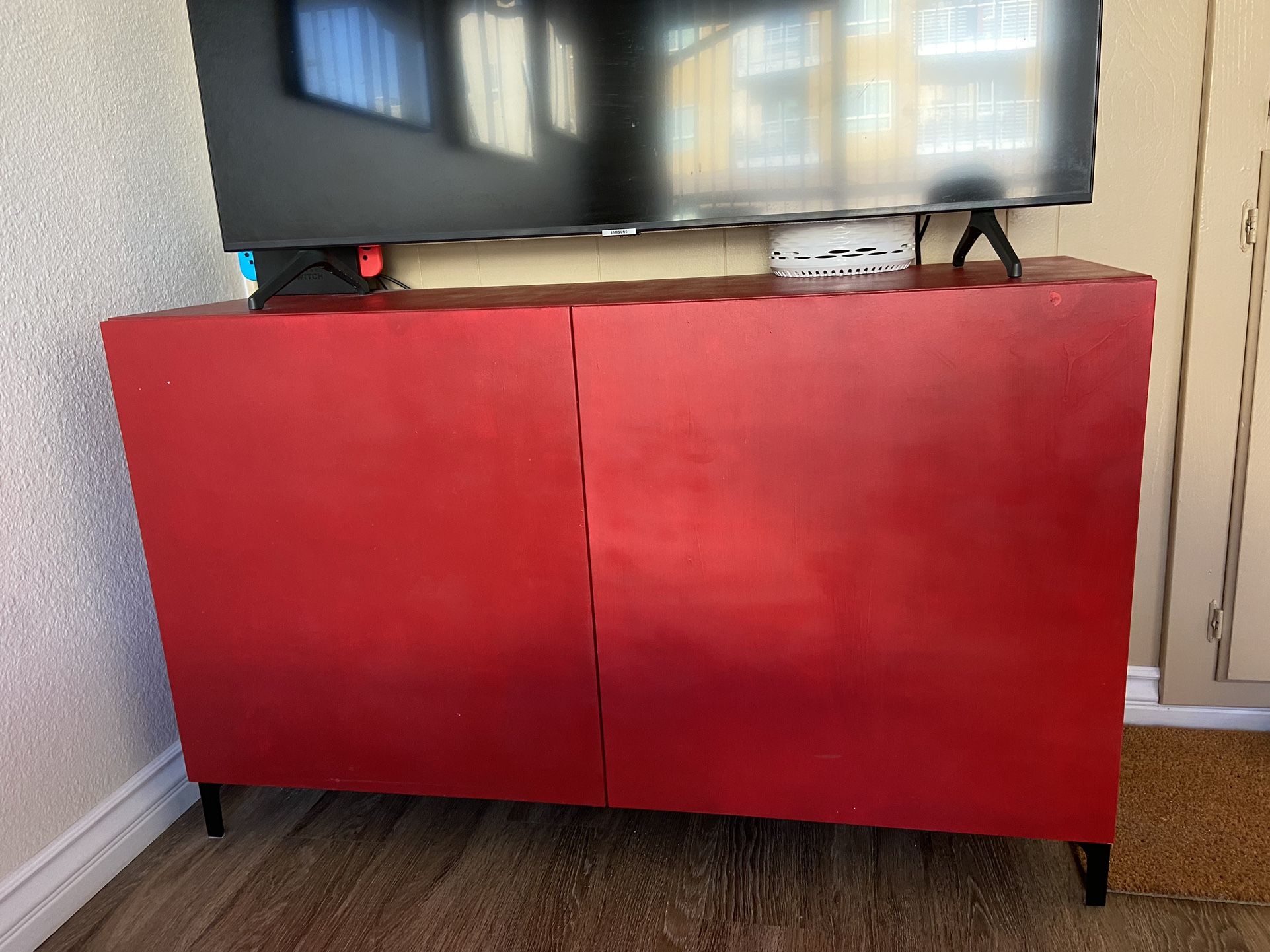Ikea Besta TV Stand x Cat Litter Box Storage