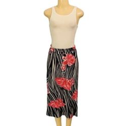 Emily Stacy Sz M Women Skirt Maxi Floral