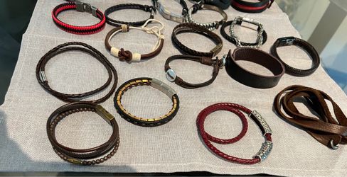 Mixed Lot of Men's Bracelets
