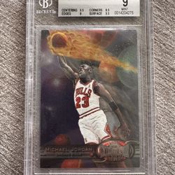1997 Metal Universe Michael Jordan #23 BGS 9 Chicago Bulls 