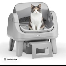 🔥Brand new🔥 PetPivot AutoScooper 12 Open-Top Self-Cleaning Cat Litter Box – Sealed Waste Drawer, Includes Trash Bags & Entry Step