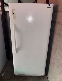 White Kenmore Standing Freezer